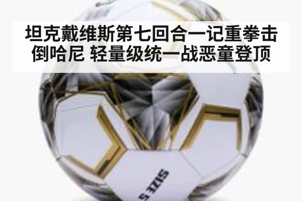 坦克戴维斯第七回合一记重拳击倒哈尼 轻量级统一战恶童登顶
